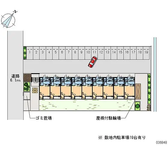 ★手数料０円★志木市中宗岡５丁目 月極駐車場